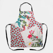 Bloemen, Japans ontwerp Schort (Voorkant)