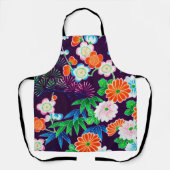 Bloemen, Japans ontwerp Schort (Voorkant)