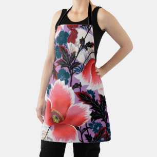 Bloemen, Japans ontwerp Schort