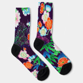 Bloemen, Japans ontwerp Sokken (Rechts)