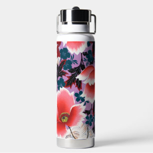 Bloemen, Japans ontwerp Waterfles