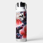 Bloemen, Japans ontwerp Waterfles (Voorkant)