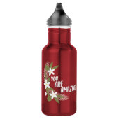 Bloemen Je bent geweldig Waterfles (Rechts)