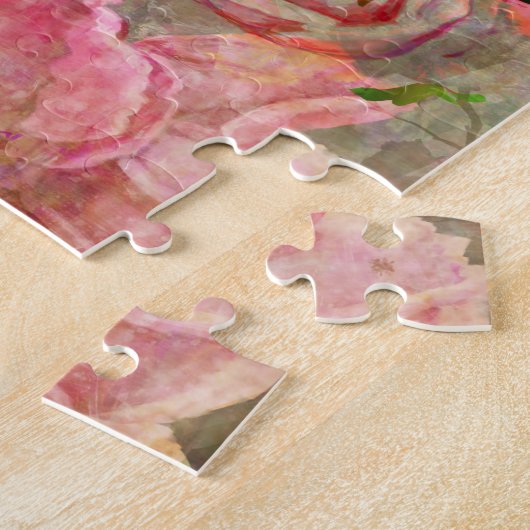 bloemen Jigzaag Puzzle Legpuzzel (Zijkant)