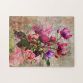  bloemen Jigzaag Puzzle Legpuzzel (Horizontaal)
