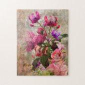 bloemen Jigzaag Puzzle Legpuzzel (Verticaal)