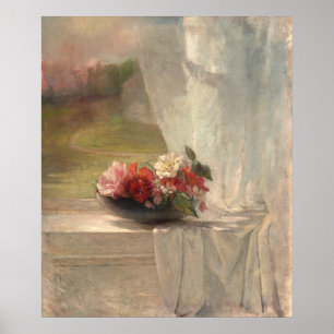 Bloemen - John La Farge Fine Art Poster