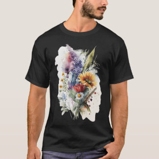 bloemen jongen liefde t-shirt
