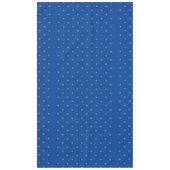 Bloemen Joodse Sterren op Donkerblauw (Groot) Tafelkleed (Voorkant)