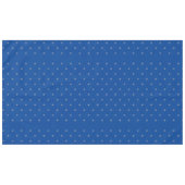 Bloemen Joodse Sterren op Donkerblauw (Groot) Tafelkleed (Voorkant (Horizontaal))