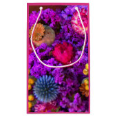 Bloemen juweel gekleurd klein cadeauzakje (Achterkant)