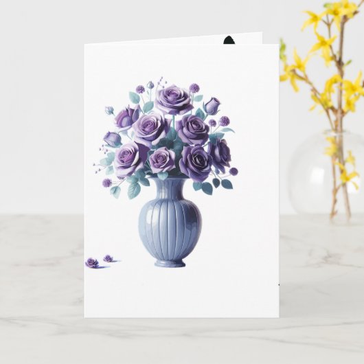 Bloemen Kaart (Gele Bloem)