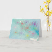 Bloemen Kaart (Gele Bloem)