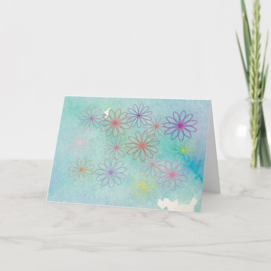 Bloemen Kaart (Voorkant)