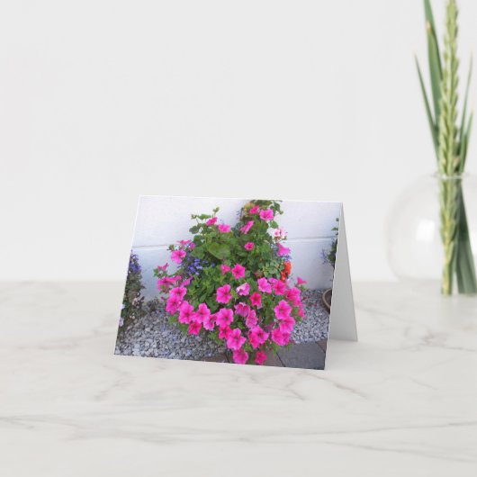 bloemen kaart (Voorkant)