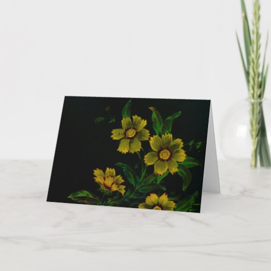  bloemen kaart (Voorkant)