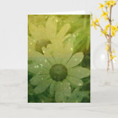 Bloemen Kaart (Gele Bloem)