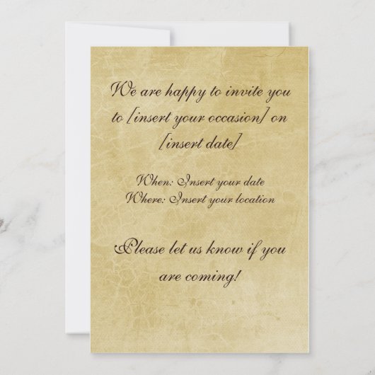 bloemen kaart (Achterkant)