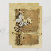 bloemen kaart (Voorkant / Achterkant)