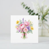 Bloemen Kaart (Staand voorkant)