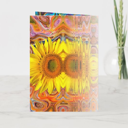 Bloemen Kaart (Achterkant)