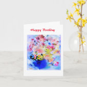 Bloemen Kaart (Gele Bloem)