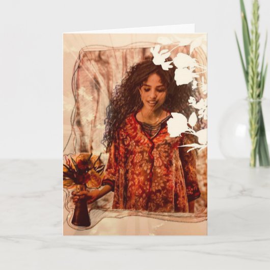 "Bloemen" Kaart (Voorkant)