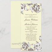  bloemen kaart (Voorkant / Achterkant)