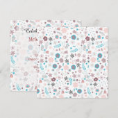 Bloemen Kaart (Voorkant / Achterkant)