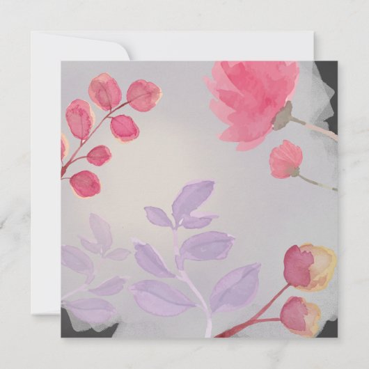 Bloemen Kaart (Achterkant)