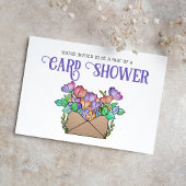 Bloemen Kaart Douche per Mail Invitation