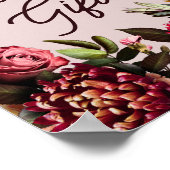 Bloemen Kaarten en geschenken Trouwteken Poster (Hoek)