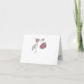 Bloemen kaarten RSVP (Achterkant)