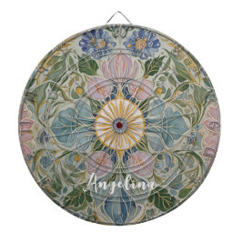 Bloemen Kaleidoscoop gepersonaliseerd Dartbord