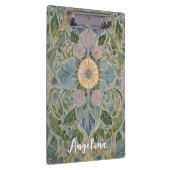 Bloemen Kaleidoscoop gepersonaliseerd Klembord (Rechts)