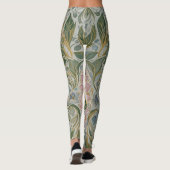 Bloemen Kaleidoscoop gepersonaliseerd Leggings (Achterkant)