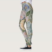 Bloemen Kaleidoscoop gepersonaliseerd Leggings (Links)