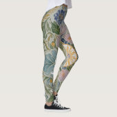 Bloemen Kaleidoscoop gepersonaliseerd Leggings (Rechts)