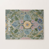 Bloemen Kaleidoscoop gepersonaliseerd Legpuzzel (Horizontaal)