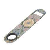Bloemen Kaleidoscoop gepersonaliseerd Speed Flessenopener (Achterkant Gekanteld)