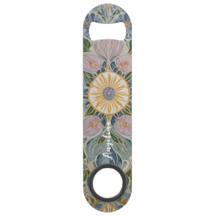 Bloemen Kaleidoscoop gepersonaliseerd Speed Flessenopener