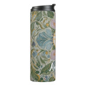 Bloemen Kaleidoscoop gepersonaliseerd Thermosbeker (Gedraaid links)