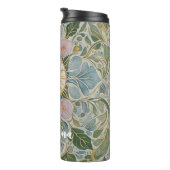 Bloemen Kaleidoscoop gepersonaliseerd Thermosbeker (Geroteerd rechts)