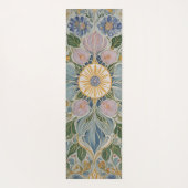 Bloemen Kaleidoscoop gepersonaliseerd Yogamat (Achterkant)