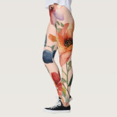 Bloemen Kaleidoscoop: Multicolor Bloem Design Leggings (Links)