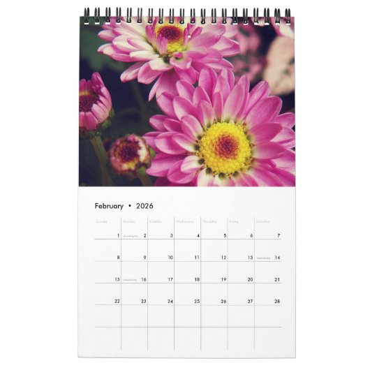 Bloemen Kalender (Feb 2026)