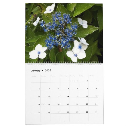 Bloemen Kalender (Jan 2026)