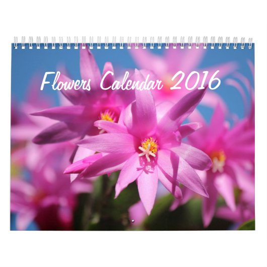 Bloemen Kalender 2016 (Hoes)
