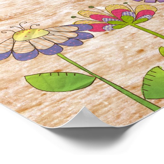 Bloemen Kalender 2017 Poster (Hoek)