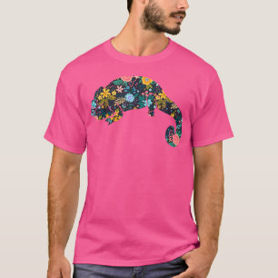 Bloemen Kameleons Silhouette Meisjes Kameleons Liz T-shirt